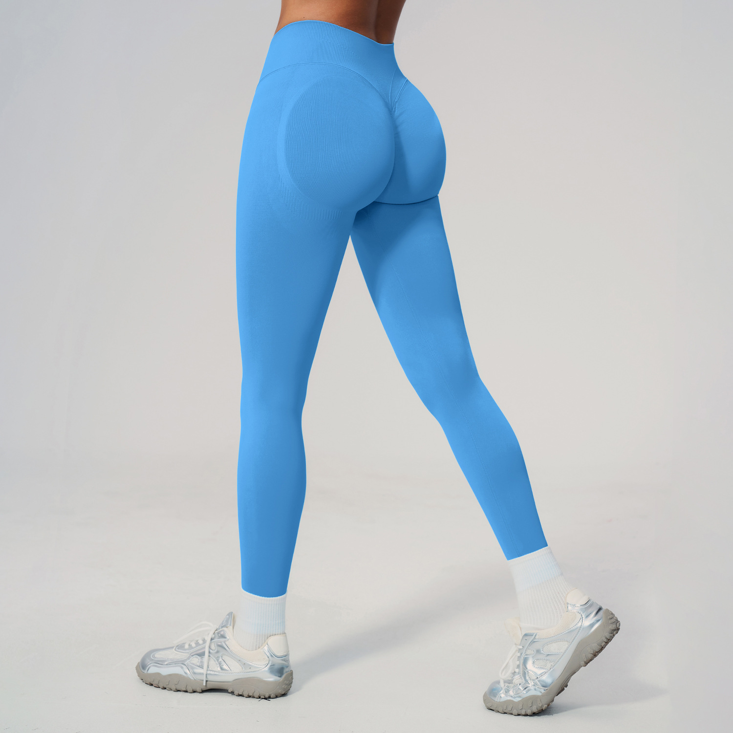 Seamless High Waist Yoga Leggi - Sports Equipment Logo recension och pris