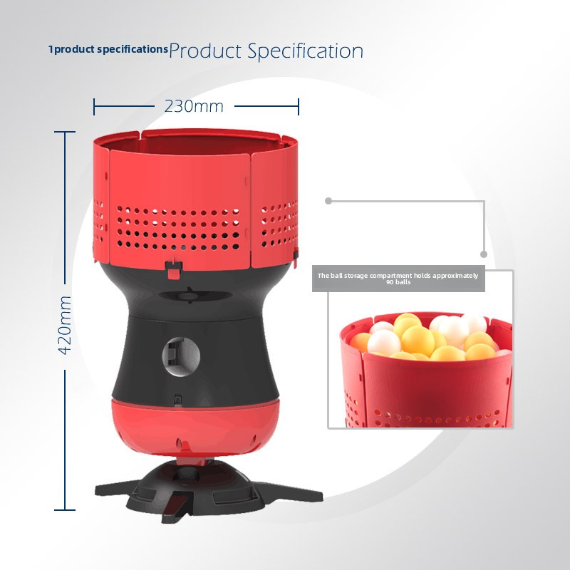 Portable Automatic Table Tenni - Ping Pong Ball Set recension och pris