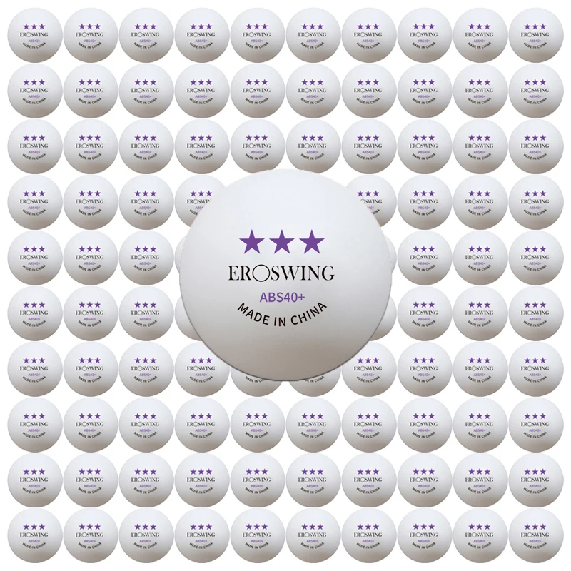 Eroswing Huieson 3-Star ABS 40 - Ping Pong Ball Set recension och pris