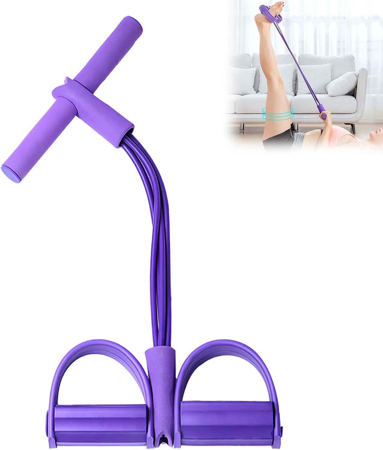 4-Tube Pedal Resistance Band M - Sports Equipment Suppliers recension och pris