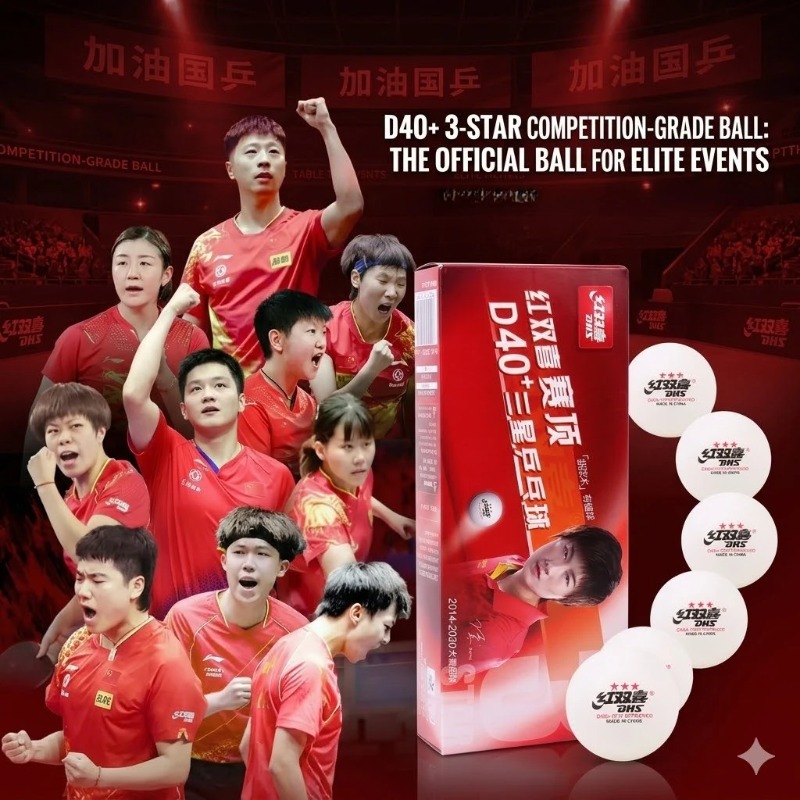 original DHS Seamed Table Tenn - Ping Pong Ball Set recension och pris