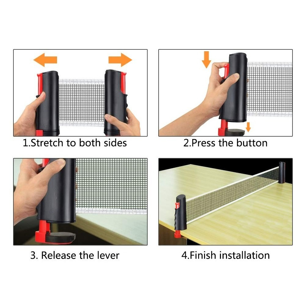 Table Tennis Net Ping Pong Rac - Ping Pong Ball Set recension och pris