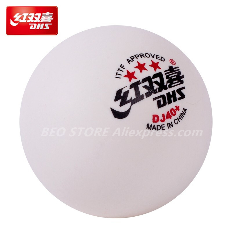 DHS DJ40+ 3-Star WTT Competiti - Ping Pong Ball Set recension och pris