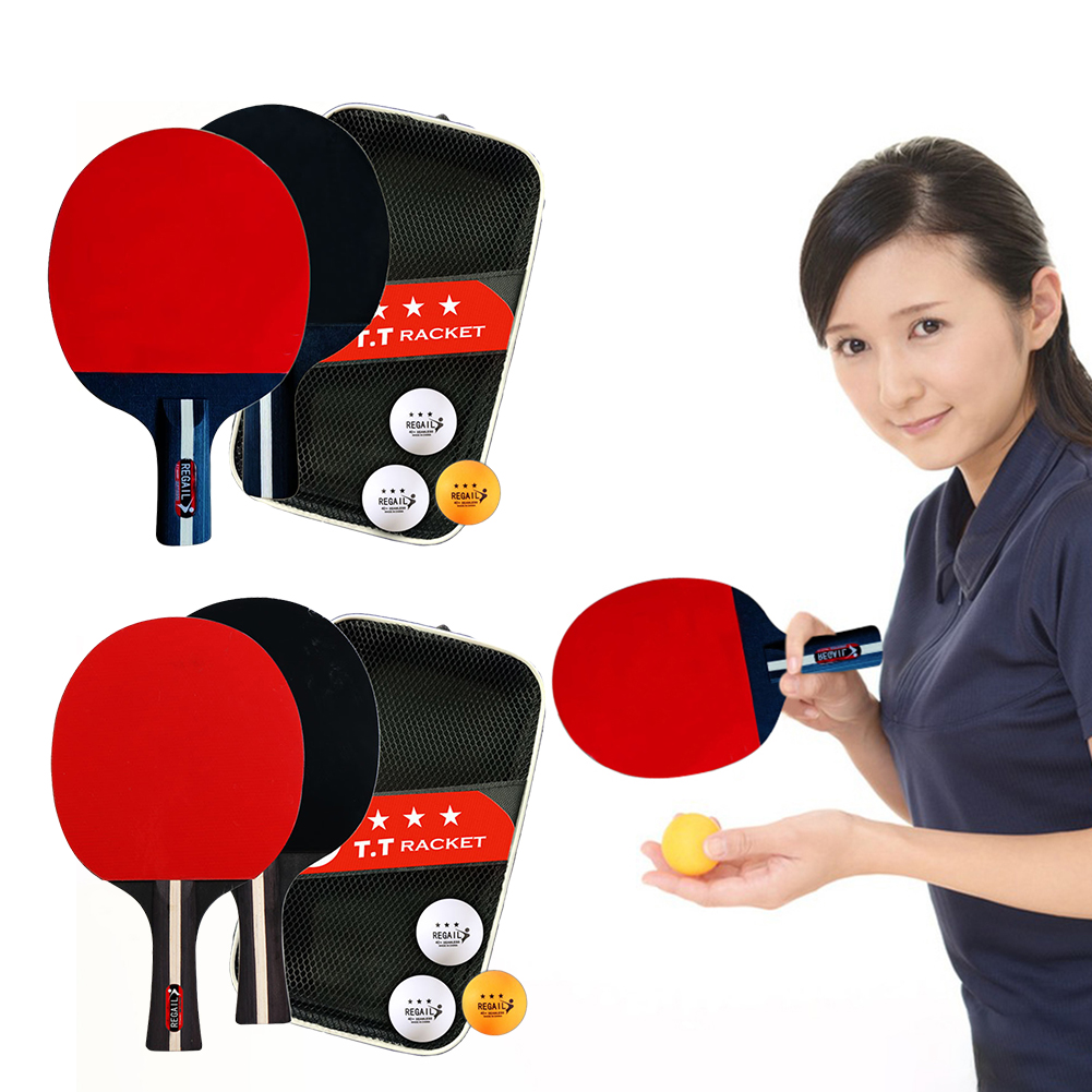 Table Tennis Racket, 2 Rackets - Ping Pong Ball Set recension och pris