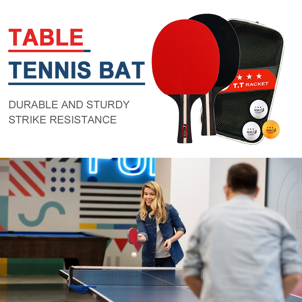 Table Tennis Racket, 2 Rackets - Ping Pong Ball Set recension och pris