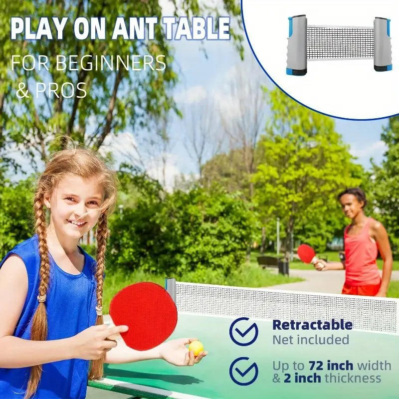 2025 Hot Table Tennis Net Anyw - Ping Pong Ball Set recension och pris