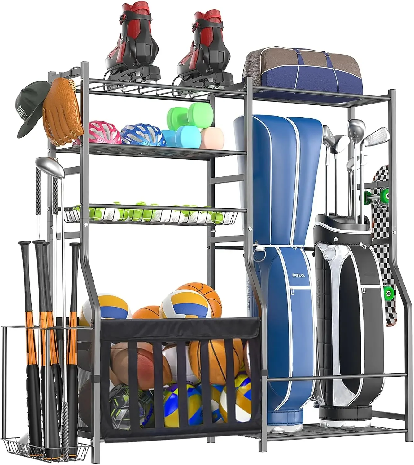 Heavy Duty Garage Sports Equip - Sports Equipment Garage Storage recension och pris